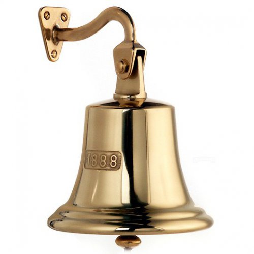 Order brass ship bell signed with 1888 online